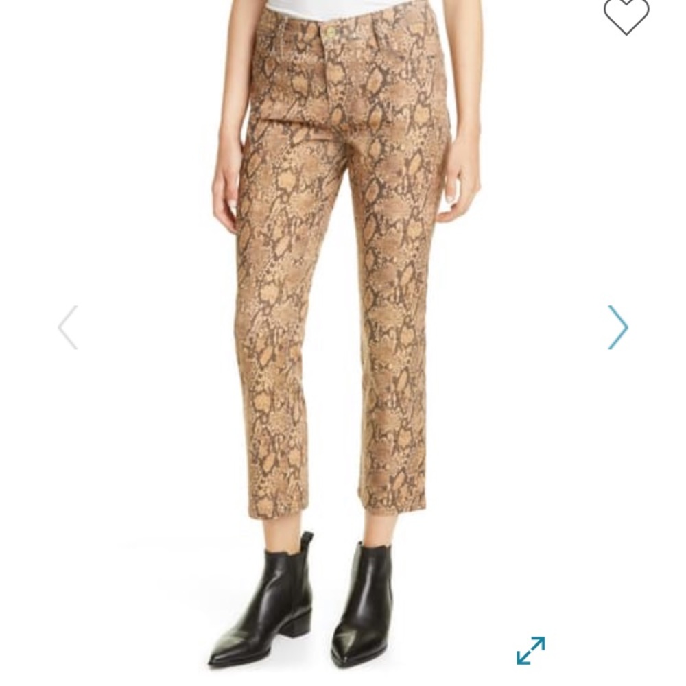 Frame Le High Python Print Ankle Crop - image 1